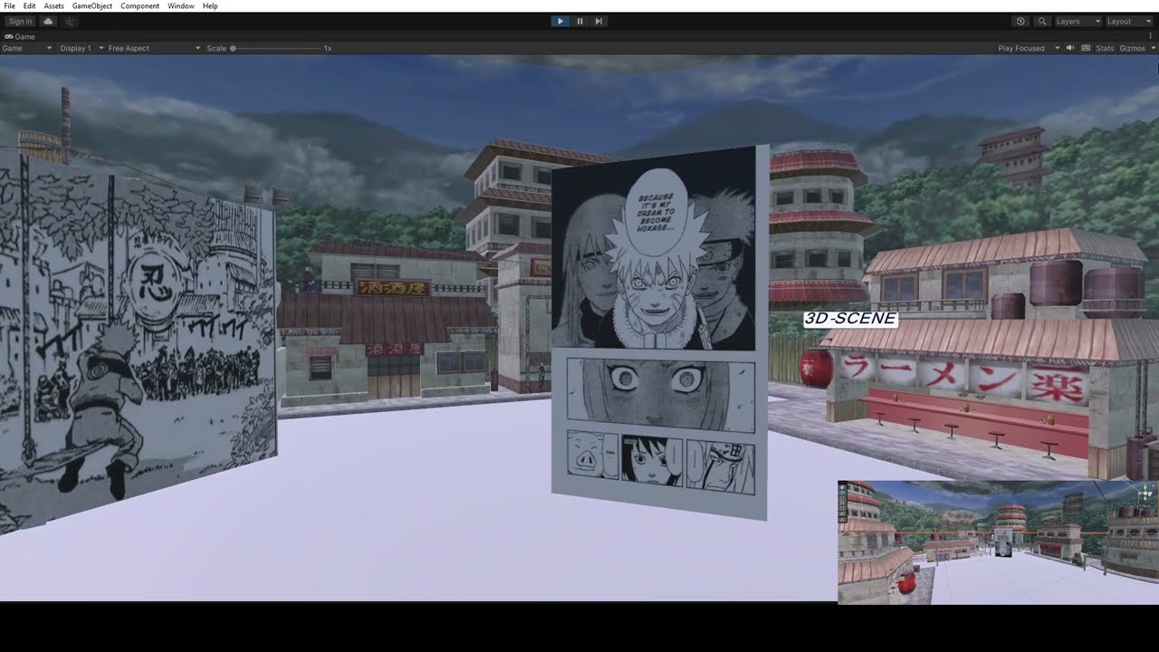Naruto VR environment