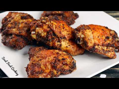 CRISPY Oven Baked Chicken Thighs