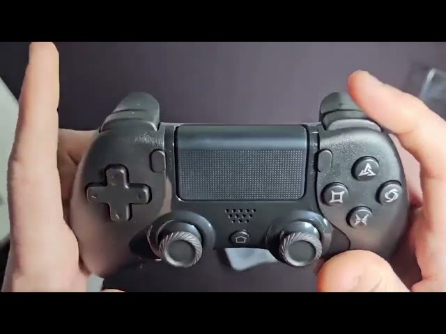 Vídeo relacionado con CHEREEKI Mando Inalámbrico para PS4, Pro, Slim con Doble Vibración, Giroscópico, Turbo, Touchpad y Conector de Audio
