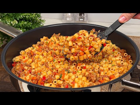 🔥😋Gott, wie lecker! Nur 30 Minuten! Das Lieblings-Pasta-Rezept meiner Familie!