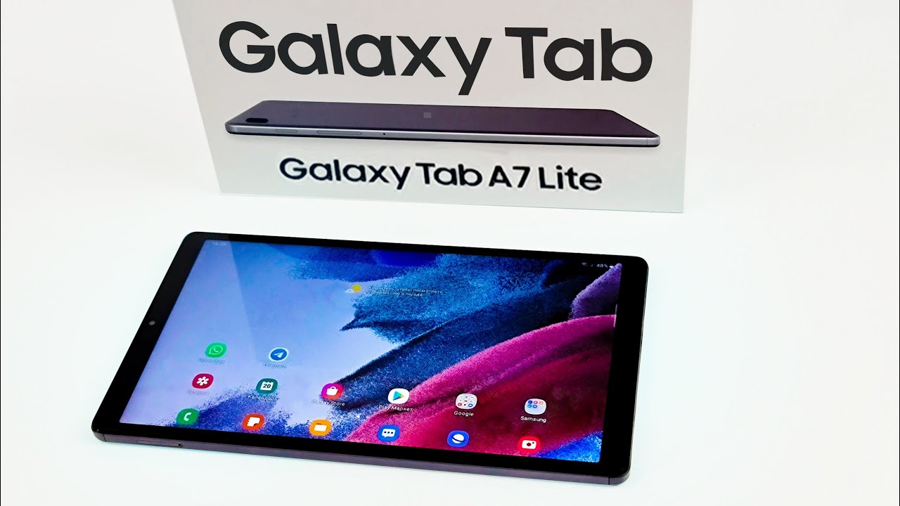 Планшет Samsung Galaxy Tab A7 Lite (SM-T220) 64Gb Wi-Fi Серебристый