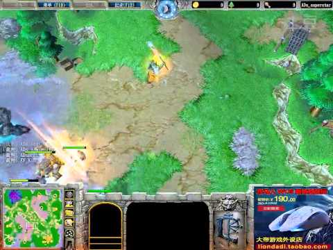 【不可思议 老牛的神装】魔兽争霸大帝解说 120 vs ZDR AI