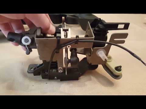 How a car automatic column transmission shifter works.