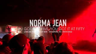 Norma Jean - If You Got it at Five, You Got it at Fifty (Live at Labeled Fest, Houston, TX)