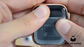 Vídeo de 2 Películas de Proteção a Prova D'água de Hidrogel Rock Compatível com Apple Watch Ultra 49mm