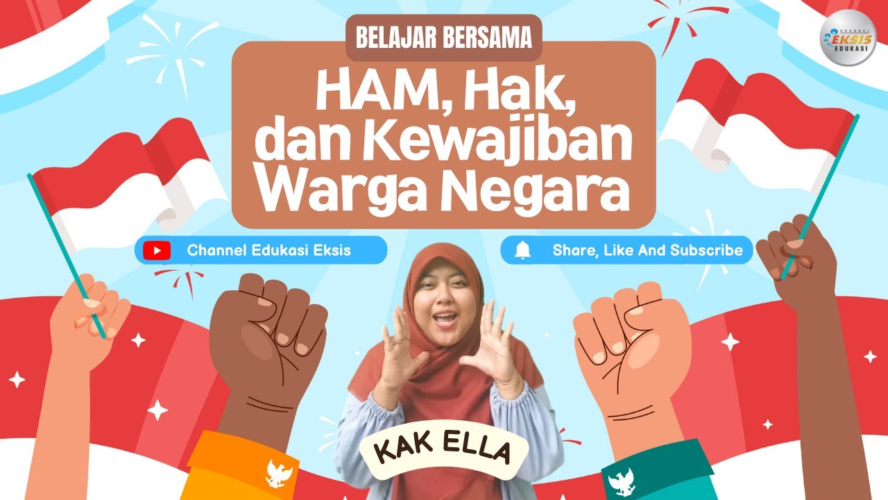 Hak Asasi Manusia (HAM), Hak, dan Kewajiban Warga Negara (PPKn / Pendidikan Pancasila)