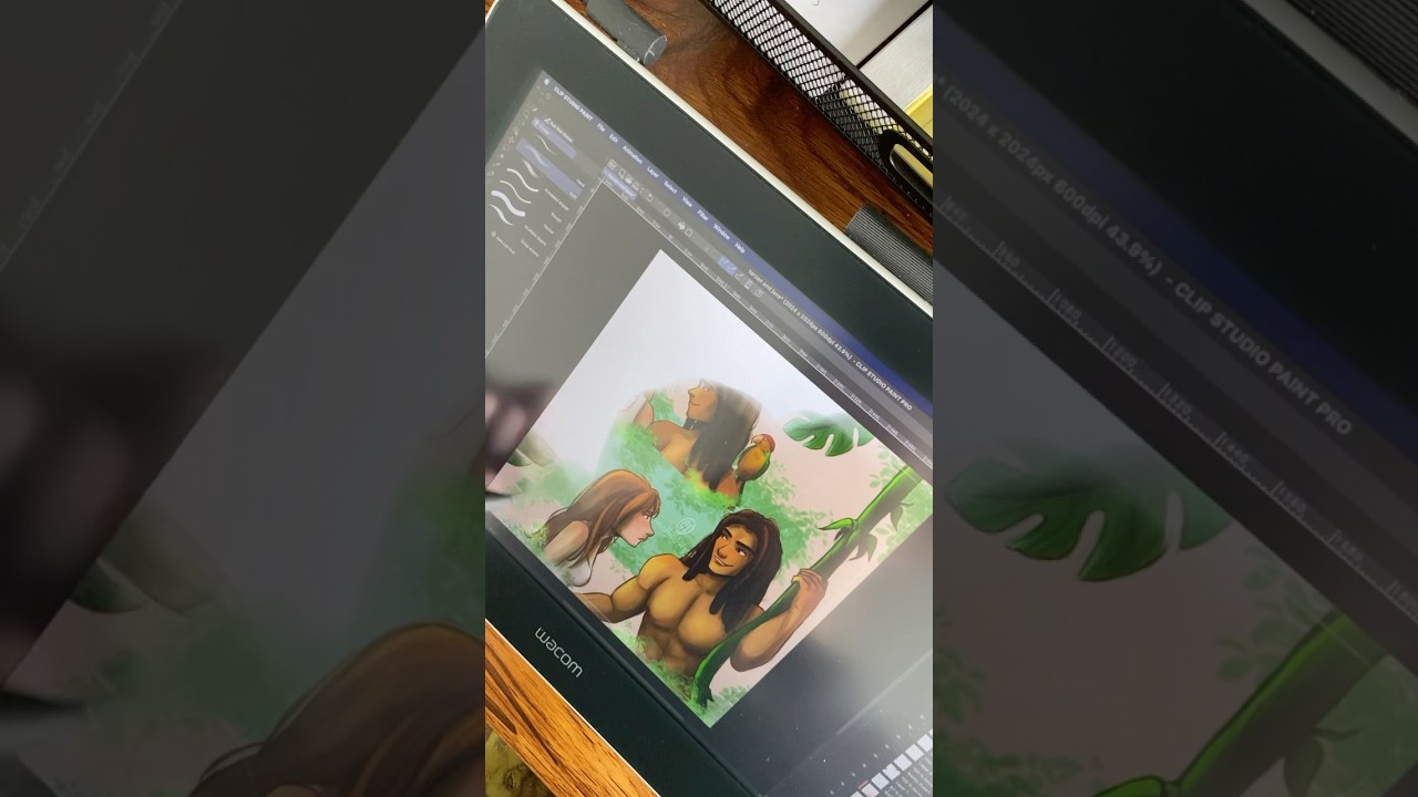 Tarzan & Jane reveal #disney #tarzan #charactersheet #artist