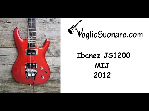 RIF 883 Ibanez JS1200 Made in Japan Red Car with original hard