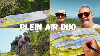 Mixed Media Meets Nature Journaling I Two Artists Explore The Jurassic Coast 🌊