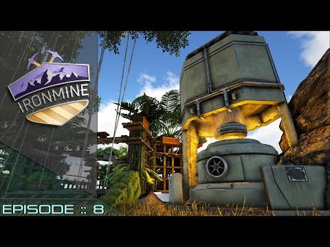 ARK SURVIVAL EVOLVED | BASE BUILDING THE FORGE! | Ep 8 (IRONMINE CLUSTER RAGNAROK)