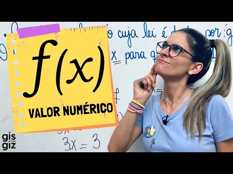 VALOR  NUMÉRICO DE UMA FUNÇÃO DO 1° grau  | FUNCAO AFIM | EXERCÍCIOS AULA 3 \Prof. Gis/