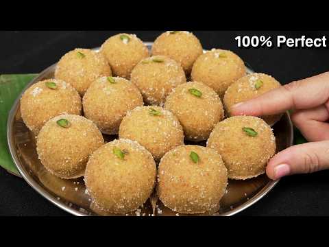 Perfect Besan Ladoo in Minutes - Quick and Easy Recipe | Traditional Indian Dessert