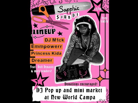 NEW WORLD TAMPA, POP DJ SET BY M1CK