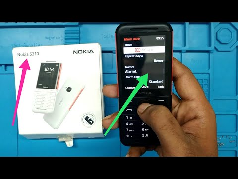 How to set Alarm in Nokia 5310 XpressMusic |How do I set the alarm on my Nokia phone| Nokia 5310
