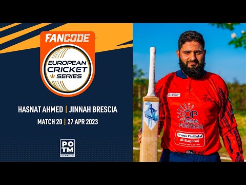 POTM: H.Ahmed - JIB vs ALB | Highlights | FanCode ECS Milan | 27 Apr 2023 | ECS23.257