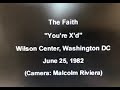 Faith - You're X'd