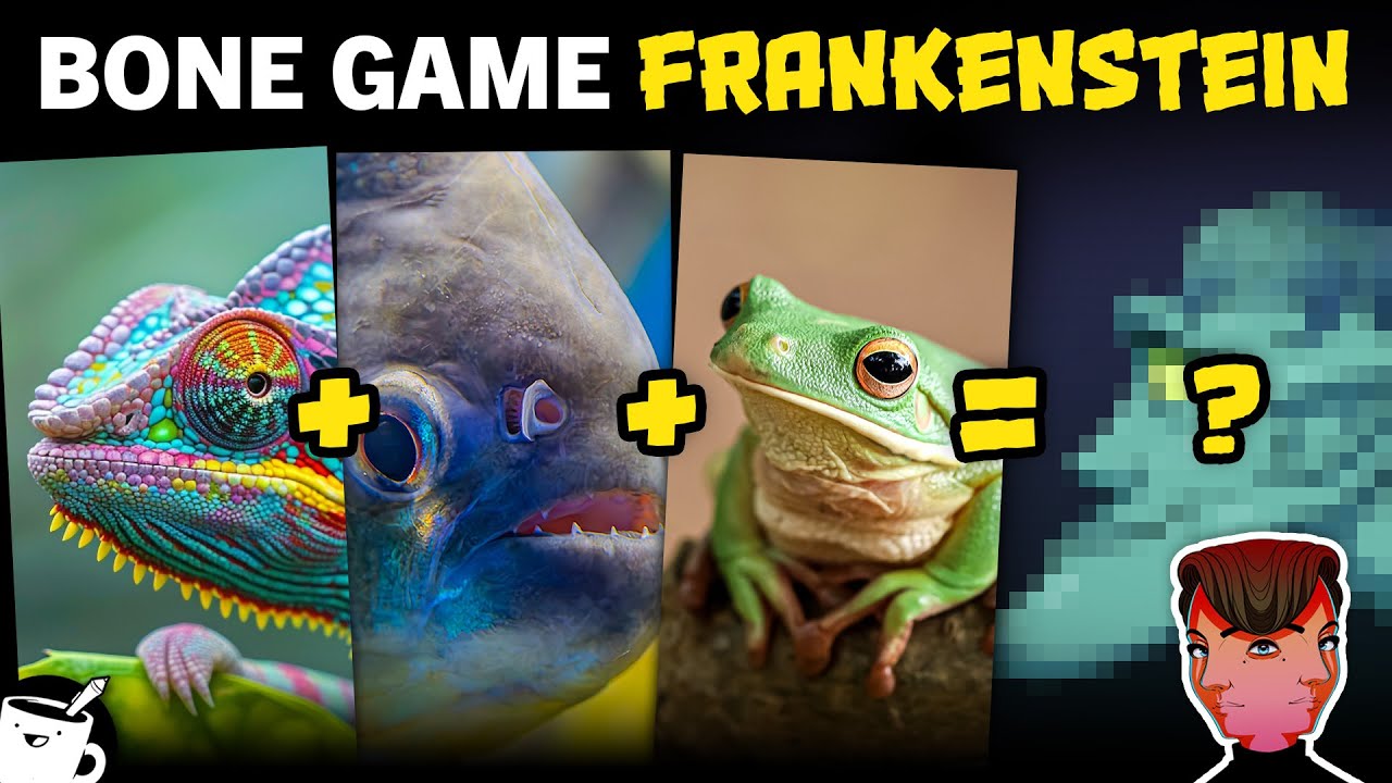 Combining the Bones of Three DIFFERENT Animals Into ONE Drawing