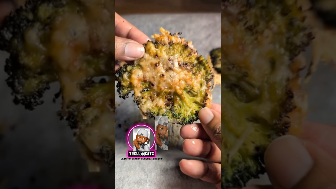 Crispy Parmesan Smashed Broccoli by @emilyscooking_: The Perfect Roast Dinner Side Dish! 🥦✨