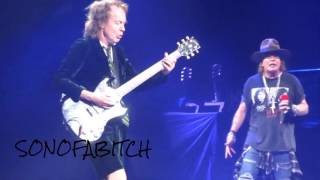 Thunderstruck, AC/DC w/ Axl Rose, Wells Fargo Center, Philadelphia, PA 9/20/2016