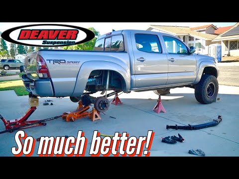 MUCH NEEDED Leaf Spring Upgrade for the Tacoma