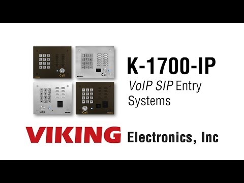 K-1700-IP-EWP - Steel VoIP Entry Phone w Keypad & EWP K-1700-IP-EWP - Steel VoIP Entry Phone w Keypad & EWP