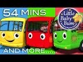 Wheels On The Bus | Nursery Rhymes for Babies | Learn with Little Baby Bum | ABCs and 123s