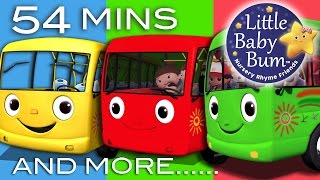 Wheels On The Bus | Plus Lots More Nursery Rhymes | 54 Minutes Compilation from LittleBabyBum!