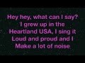 American Middle Class White Boy-Thomas Rhett (LYRICS)