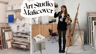 ART STUDIO MAKEOVER - Tipps zum Atelier zu Hause einrichten! // I'mJette