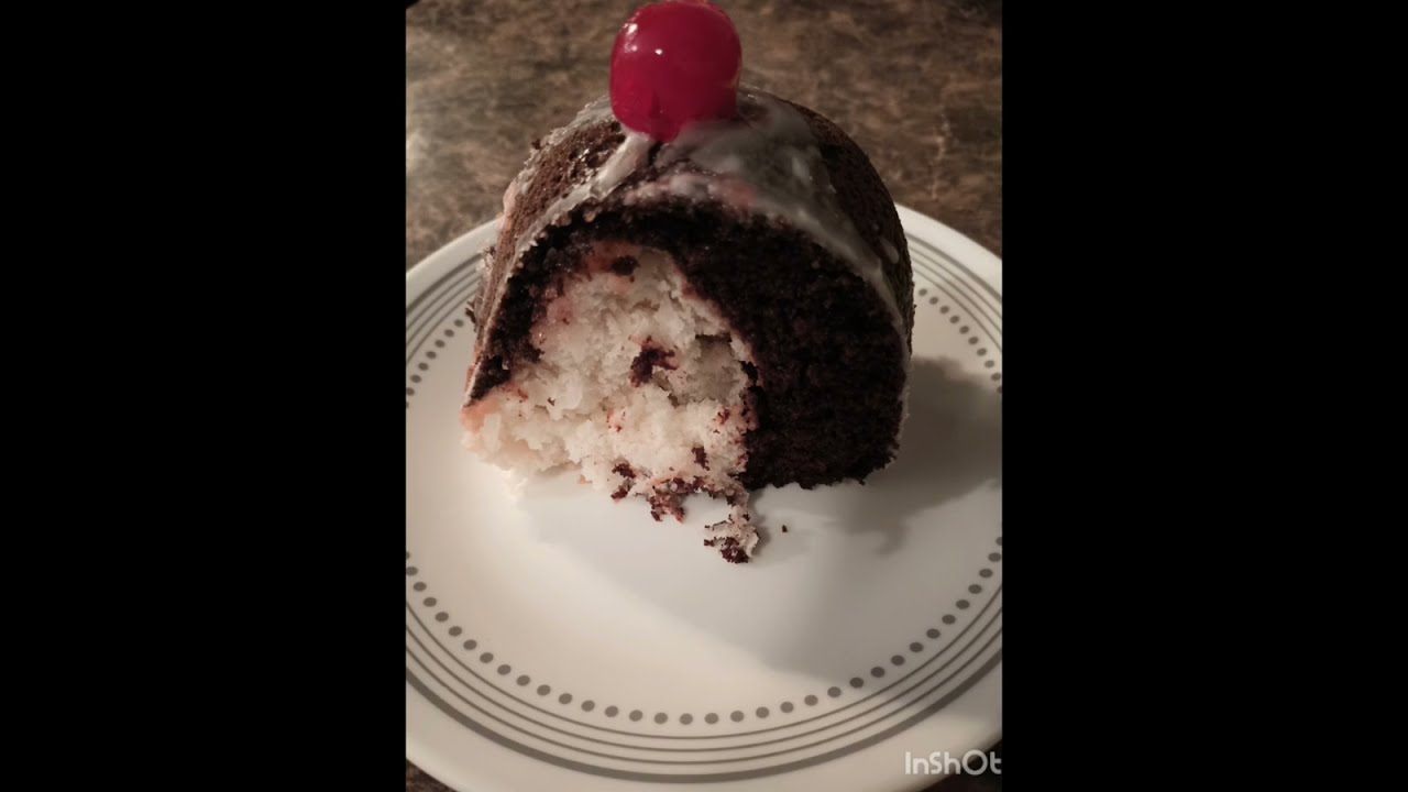 Chocolate Coconut Macaroon Bundt Cake