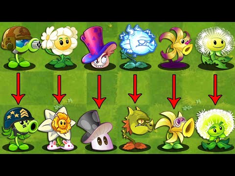 PvZ 2 Discovery - Each Plant Has Different Attributes But Same Shape