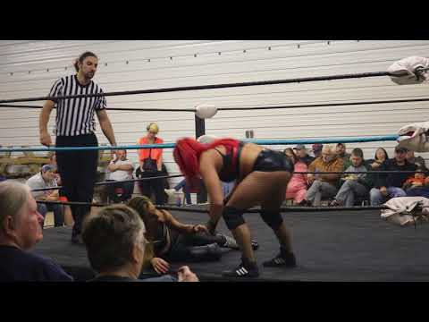 CHRISTINA MARIE VS ALLIE RECKS AT APEX WRESTLING 11/11/17