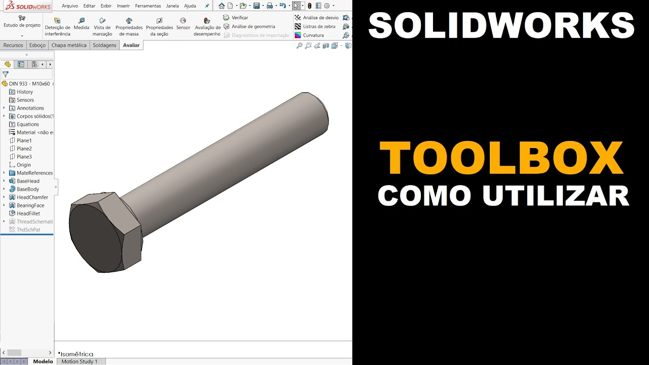 TOOLBOX DO SOLIDWORKS | UTILIZE ELE DESTA FORMA NOS SEUS PROJETOS MECÂNICOS #solidworks