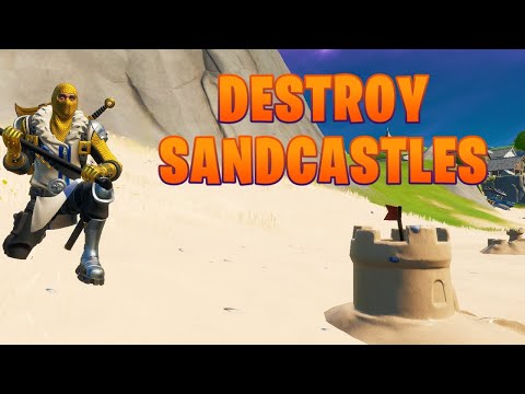 Destroy Special Sandcastles | All Locations [Fortnite Quest Guide]