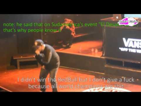 Dtoke vs Aczino VANS ARGENTINA 2016 SUBTITLED IN ENGLISH!