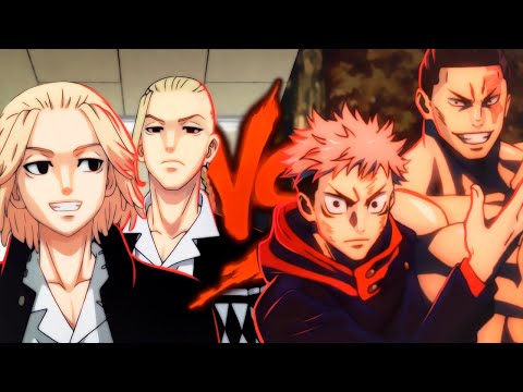 Mikey e Draken VS. Itadori e Todou | Combate de Rimas | Part. Sting, Tec e Duelista