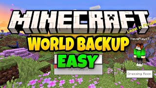 RECOVER Your Minecraft Worlds Effortlessly With This Easy 1.20 Backup 😱