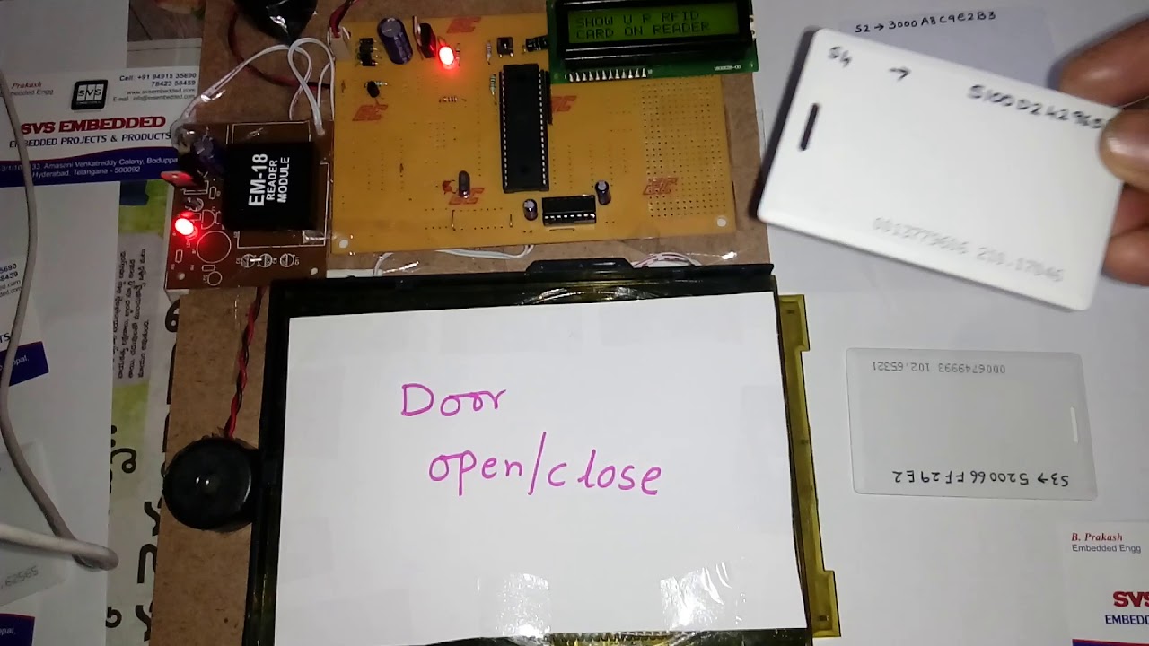 RFID Security Access Control System using 8051 Microcontroller