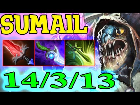 When Sumail Slark Shows You How To 1v9 l Dota 2 7.24 Gameplay