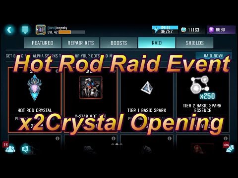 Hot Rod Raid Event | Opening x2 Hot Rod Crystals - Transformers: Forged to Fight