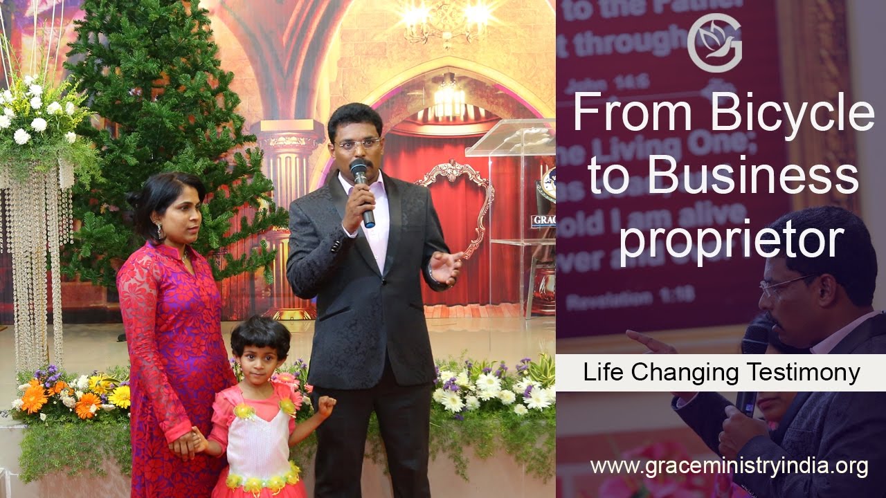 Grace Ministry Mangalore - From Bicycle to Business proprietor | Kannada Testimony