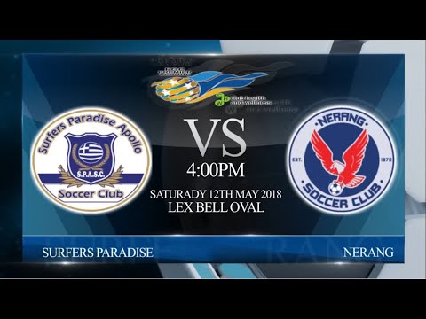 2018 FGC CHW Premier League Rd 4 - Surfers Paradise vs Nerang (1-1)