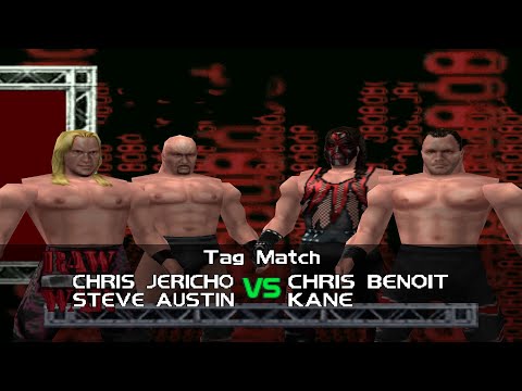 WWF No Mercy | Chris Jericho & Steve Austin vs. Chris Benoit & Kane