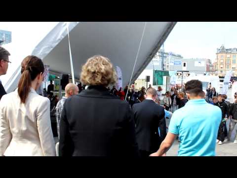 VIP Beatbox show for Princess Marie of Denmark and the mayor