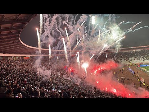 Delije - Spektakularno otvaranje 169. večitog derbija | Crvena zvezda - Partizan 1:0