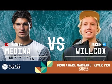 Gabriel Medina vs. Jacob Willcox - Round Two, Heat 1 - Drug Aware Margaret River Pro 2017