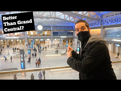 Inside NYC's New 1.6 Billion Dollar Train Station (WORTH IT?)- Moynihan Train Hall Tour! ⁴ᴷ
