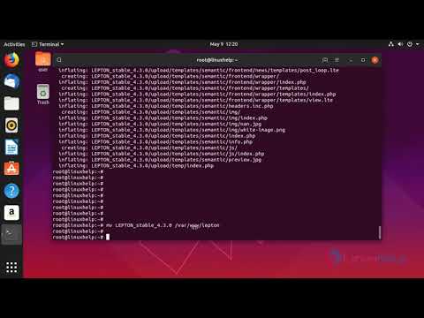 How to Install Lepton CMS on Ubuntu 19.04 | LinuxHelp Tutorials