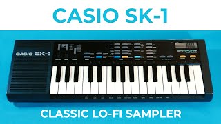 Video thumbnail for Casio SK-1 sampling keyboard - classic lo-fi sampler! by Alfonse