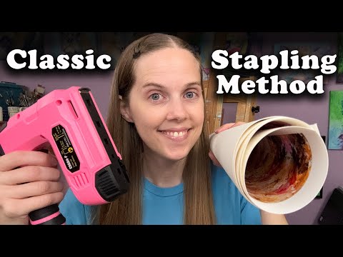 How to Stretch a Canvas Print (Stretcher Bars, Staples, EASY Corners)